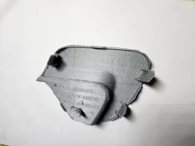 Toyota Yaris 2011-2014 front bumper Tow Cover  2Piece 3D print model