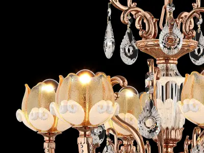 MD 6806-6 Osgona Chandelier 3D model