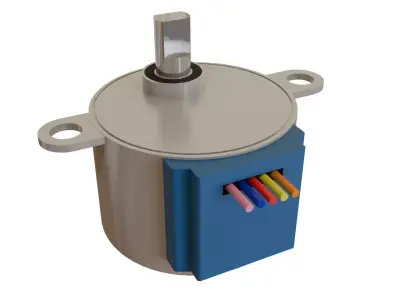 Stepper Motor 28BYJ-48  3D model