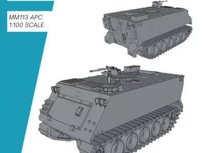 M113 APC 3D print model
