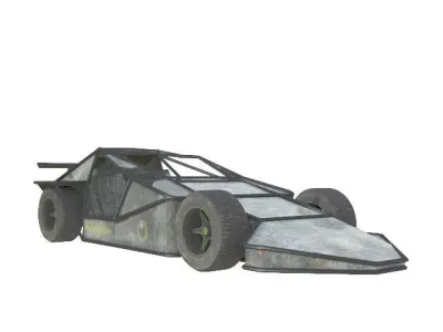 Ramp Car  Low-poly 3D model
