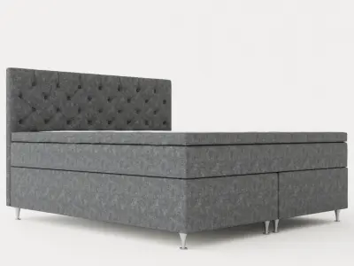 Joluma Complete Bed Package Continental Bed 180x200 Low-poly 3D model