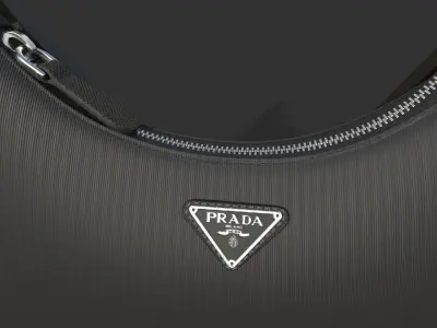 Prada Women  Bag Low-poly 3D model