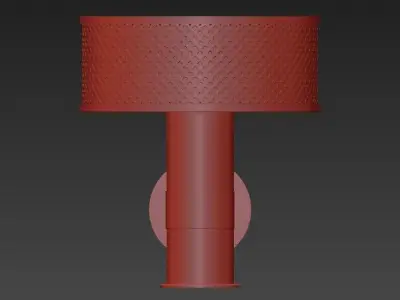 MARCUS wall lamp with shade 3D model