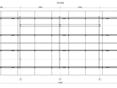 1 MW Solar Project Type 7 3D model