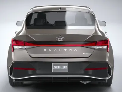 Hyundai Elantra 2024 3D model