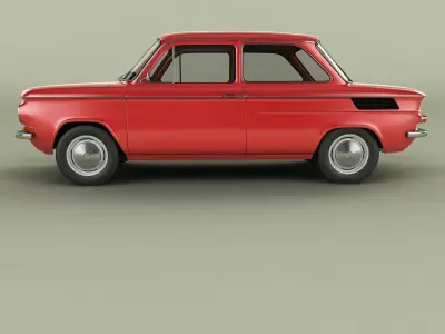 NSU Prinz 1000  3D model