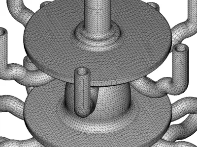 Plastic Premium Chandelier Toy 3D model