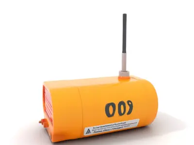 Emergency SOS Signal Device Model Pack Low-poly 3D model
