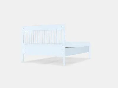 IDANAS Bed frame 17 Low-poly 3D model