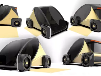 Small Car Concept 3D model