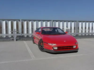 Toyota MR2 SW20 Rev2 Low-poly 3D model