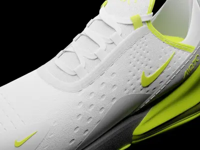 Nike Air Max 270 shoes High res High detail 3D model