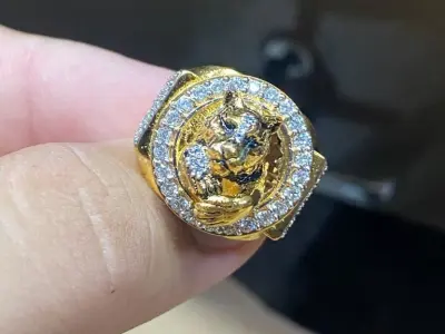 Lion Ring  3D print model