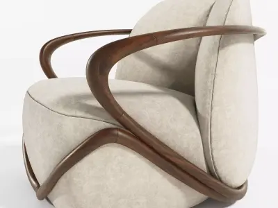 Armchair Hug 3D model