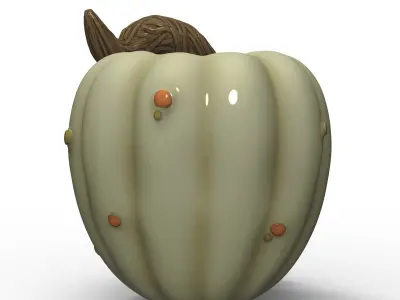 pumpkin pot - STL for 3D printing 3D print model