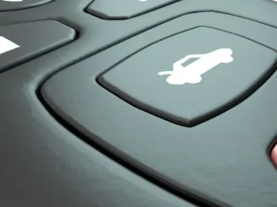 car key Low-poly 3D model