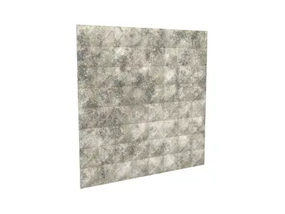 Triangle Grid Pattern Wall Panel V1 001 Low-poly 3D model
