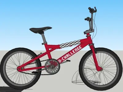 bicycle bmx bike 3D model