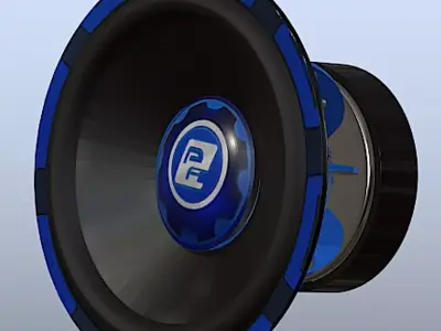 PowerAcoustik MOFO-124X - High Poly Free 3D model