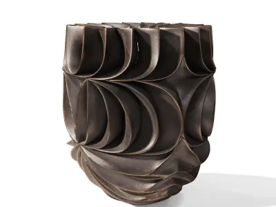 Halima Cassell Acapella sculpture 3D model