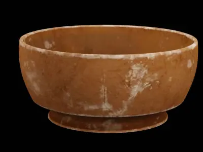 Eating Pot Low-poly 3D model