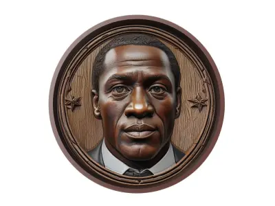 Clarence Seedorf Footballer Medallion 3D print model