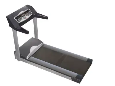 Treadmill Low Poly tread machine Free low-poly 3D model