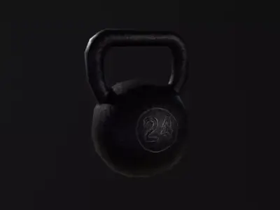 Kettlebell 3D Model Low-poly 3D model