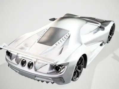 Current Sports Car 3D model