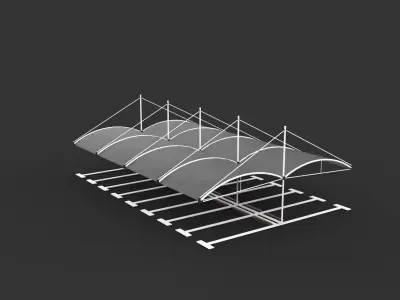 Parking Shelter 3D model