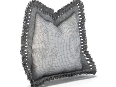 Schumacher Custom Square Pillow 3D model