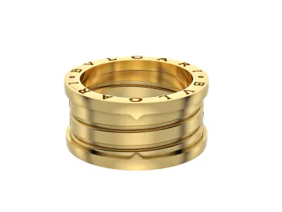 N014 Fashionable wedding ring 3D print model