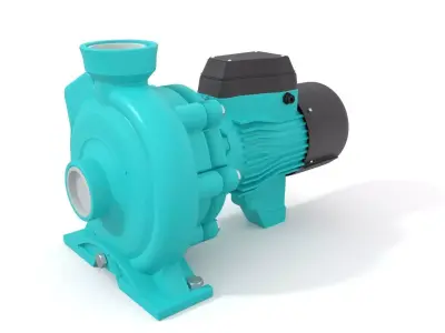 Centrifugal water pump 3D model
