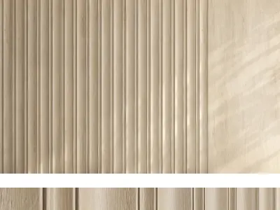 Wood panel set v07 3D model