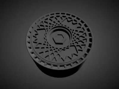 BBS TURBOFAN scalable and printable rims 3D print model