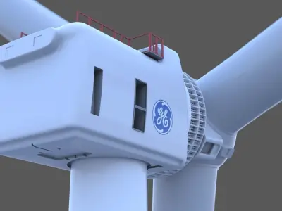 Wind Turbine GE Haliade X 12MW 3D model