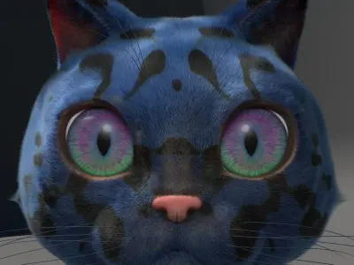 Real and Mythical Cat Eyes 3D model