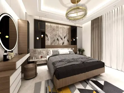 BED ROOM 14 INTERIOR  Low-poly 3D model