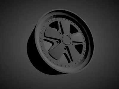 Rotiform Fuchs scalable and Printable rim 3D print model