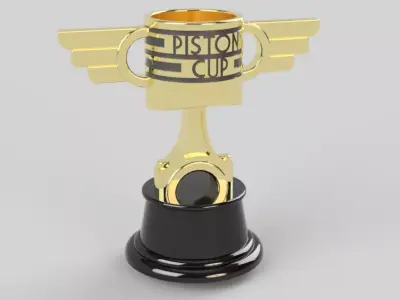 Piston Cup 3D print model