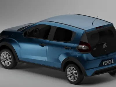 Fiat Mobi 3 Like 1 Flex 3D model