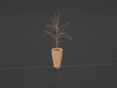 Potted Plant 2 Free 3D model