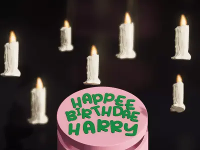 Harry Potter cake box Free 3D print model