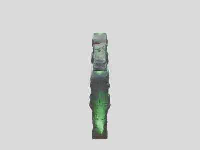 Sci-Fi Wall Low-poly 3D model by Gaming-Assets