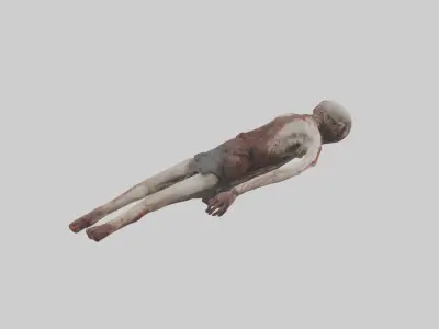 Bloodsoaked corpse model 3D model