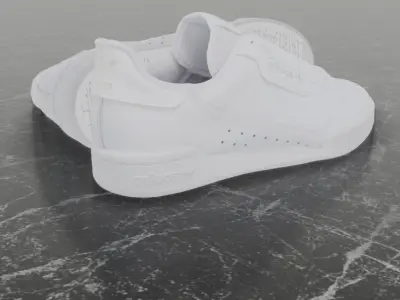 Adidas 3D Shoes - White - Ortholite Series Low-poly 3D model
