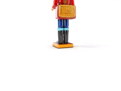 Toy Soldier Nutcracker Model Pack with Detailed Textures Low-poly 3D model