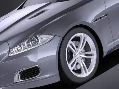 Jaguar XJR 2015 VRAY 3D model