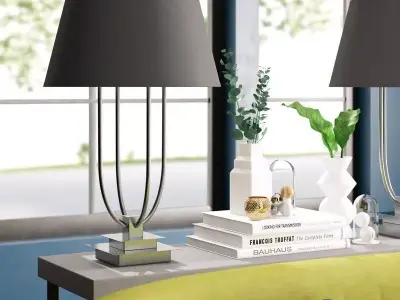 Bilyeu Table Light Lamp -  2 Colour 3D model